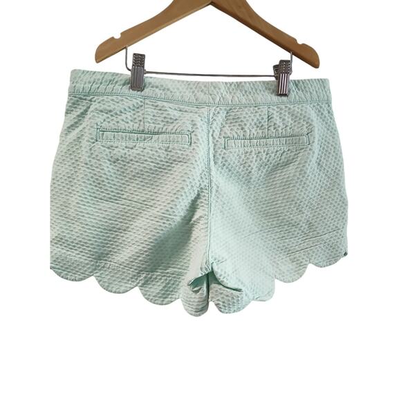 Lilly Pulitzer Buttercup Shorts/Scalloped Hem / Turquoise/2 - Picture 2 of 10
